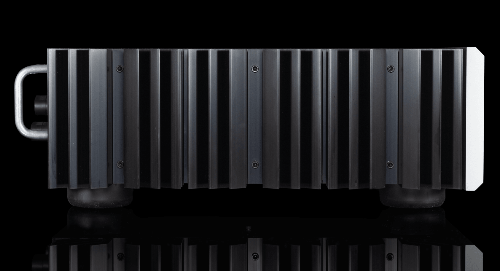 Pass Labs XA25 Stereo Amplifier, silver side