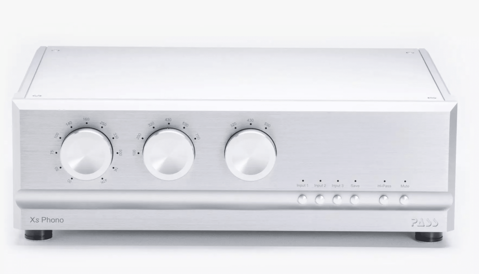Pass Labs Xs Phono Preamplifier in silver