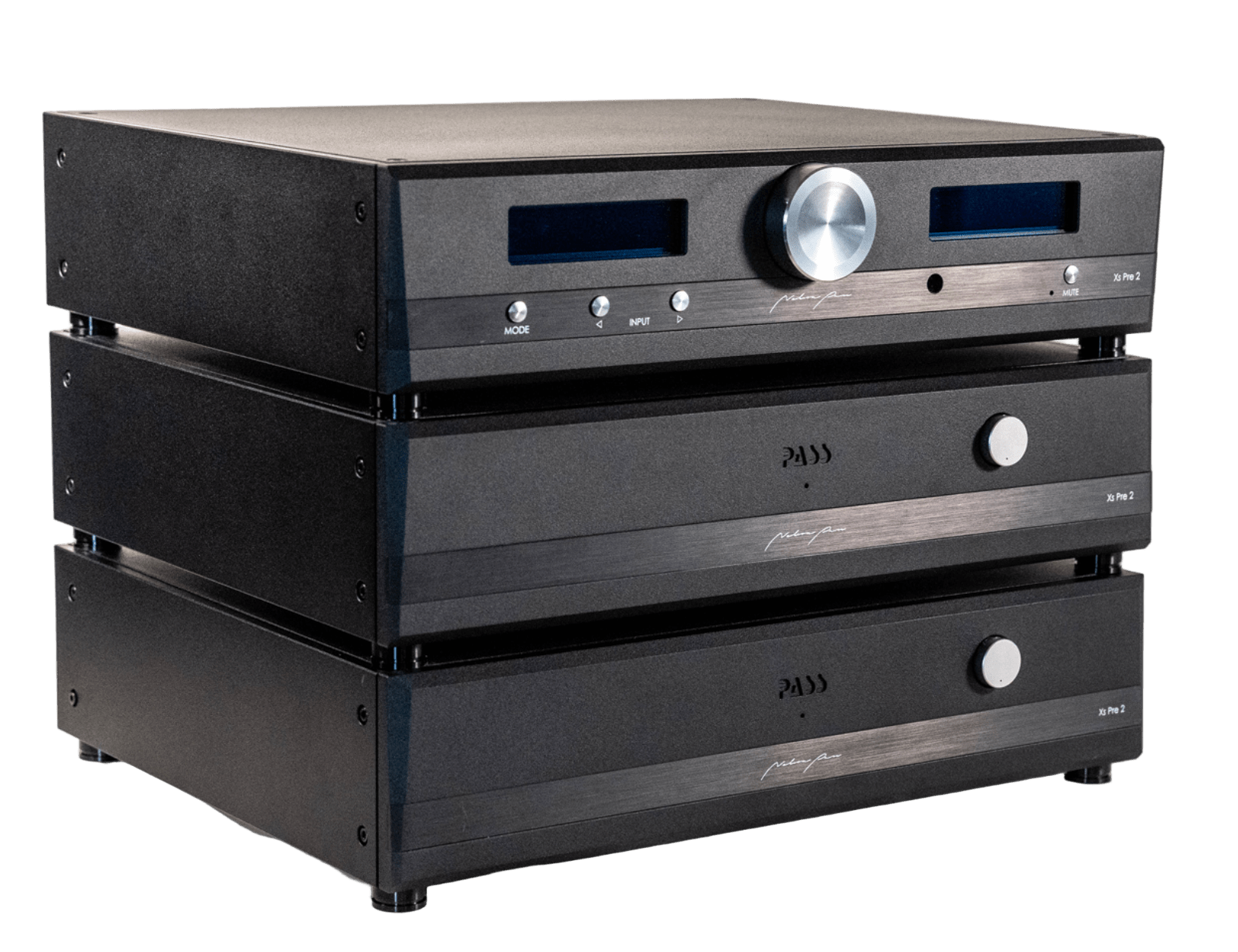 Pass Labs Xs Pre 2 Preamplifier angled to the right
