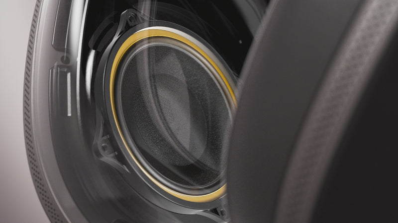 Bowers and Wilkins Px8 S2 Noise Cancelling Headphones in Onyx Black, promo