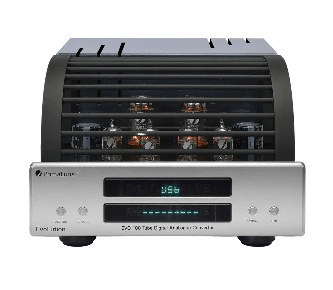 PrimaLuna EVO 100 Tube Digital Analog Converter in silver