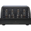 PrimaLuna EVO 200 Tube Power Amplifier, black front with grille