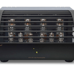PrimaLuna EVO 300 Tube Power Amplifier in Black with cover