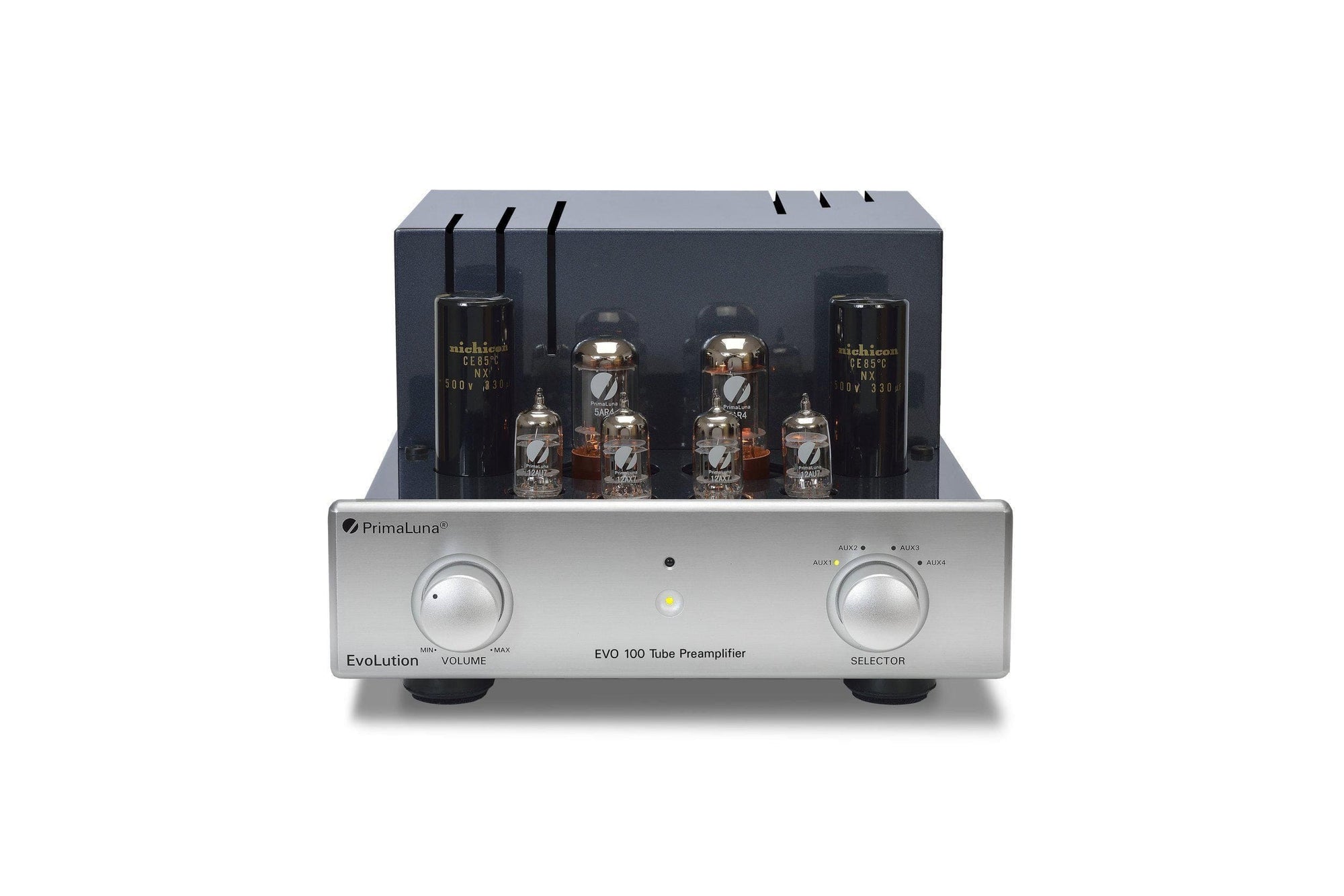 PrimaLuna EVO 100 Tube Pre Amplifier, in Silver, without Cover