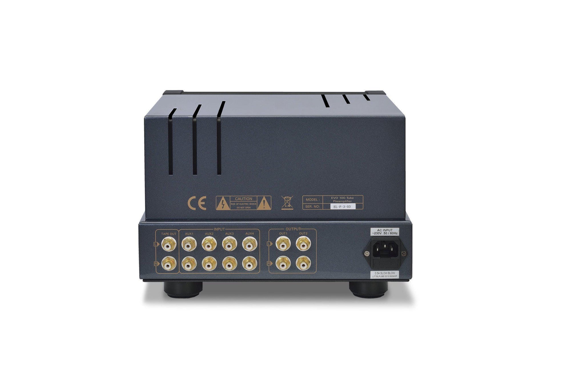 PrimaLuna EVO 100 Tube Pre Amplifier, back