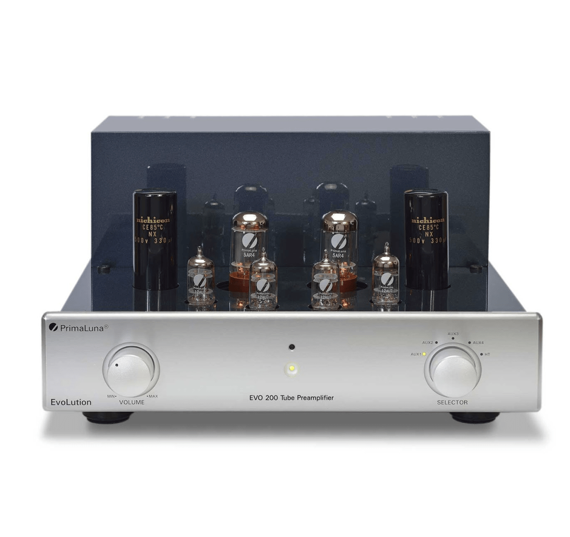 PrimaLuna EVO 200 Tube Pre Amplifier in Silver, without cover