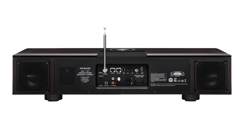 Primare ALLIT-I-ETT All In One System, back with Antenna