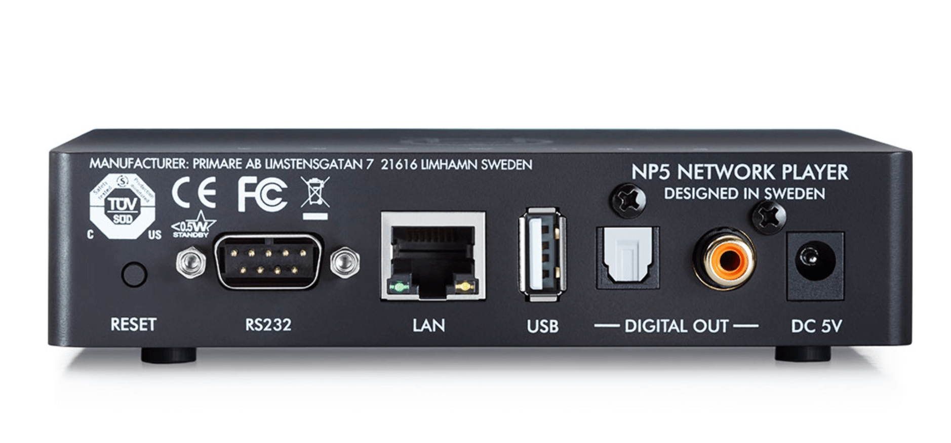 Primare NP5 PRISMA MK2 Network Player, back