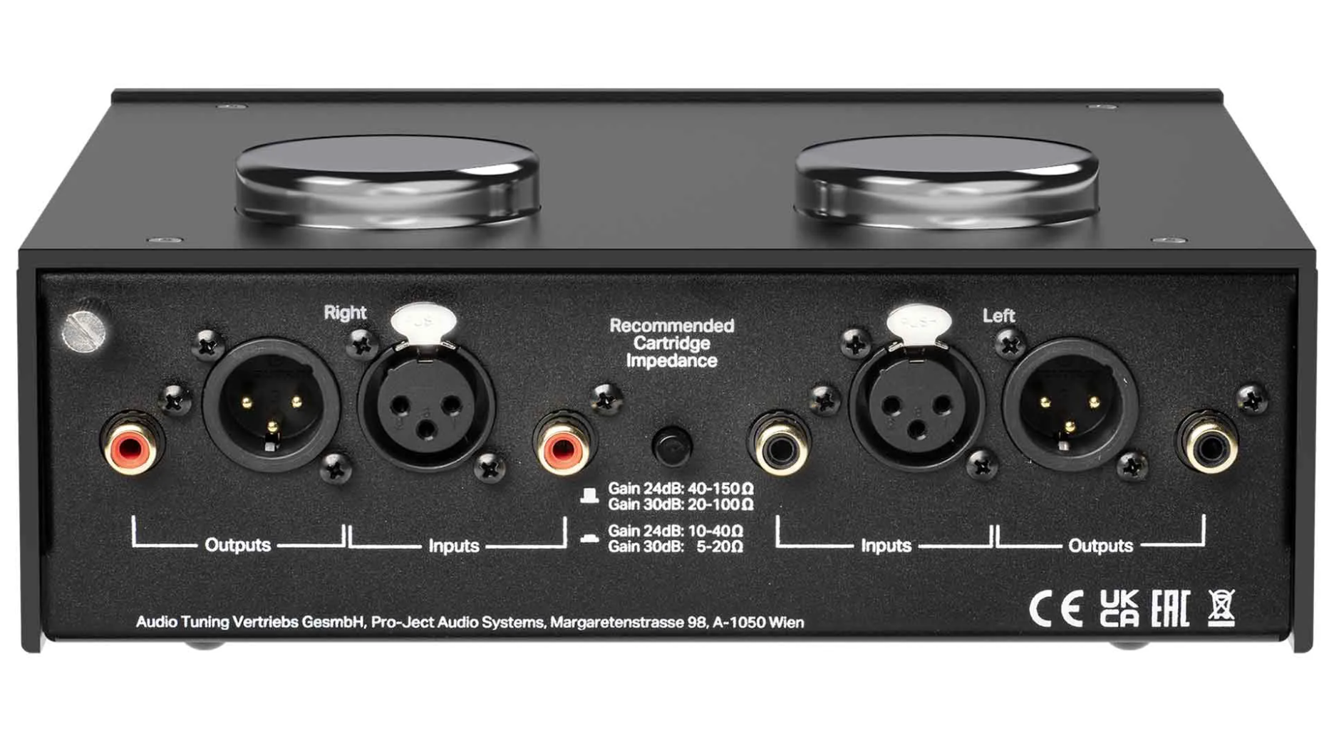 ProJect MC Step Up Box DS3 True Balanced Step-up Transformer, back