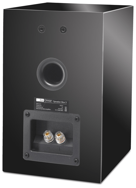 ProJect Audio Systems Bookshelf Speakers ProJect Speaker Box 5 (Pair) BLACK.  Rear Image
