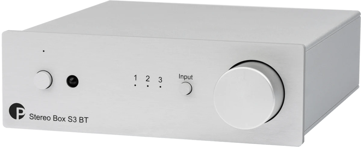 ProJect Audio Systems Stereo Box S3 BT Integrated Amplifier with Bluetooth in Silver