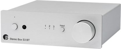 ProJect Audio Systems Stereo Box S3 BT Integrated Amplifier with Bluetooth in Silver