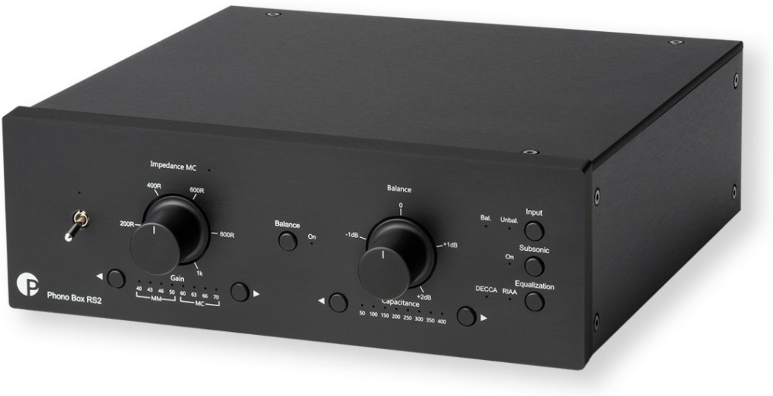 ProJect Phono Box RS2 Preamplifier in black