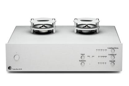 ProJect Tube Box S3 B Phono Pre-amplifier in Silver