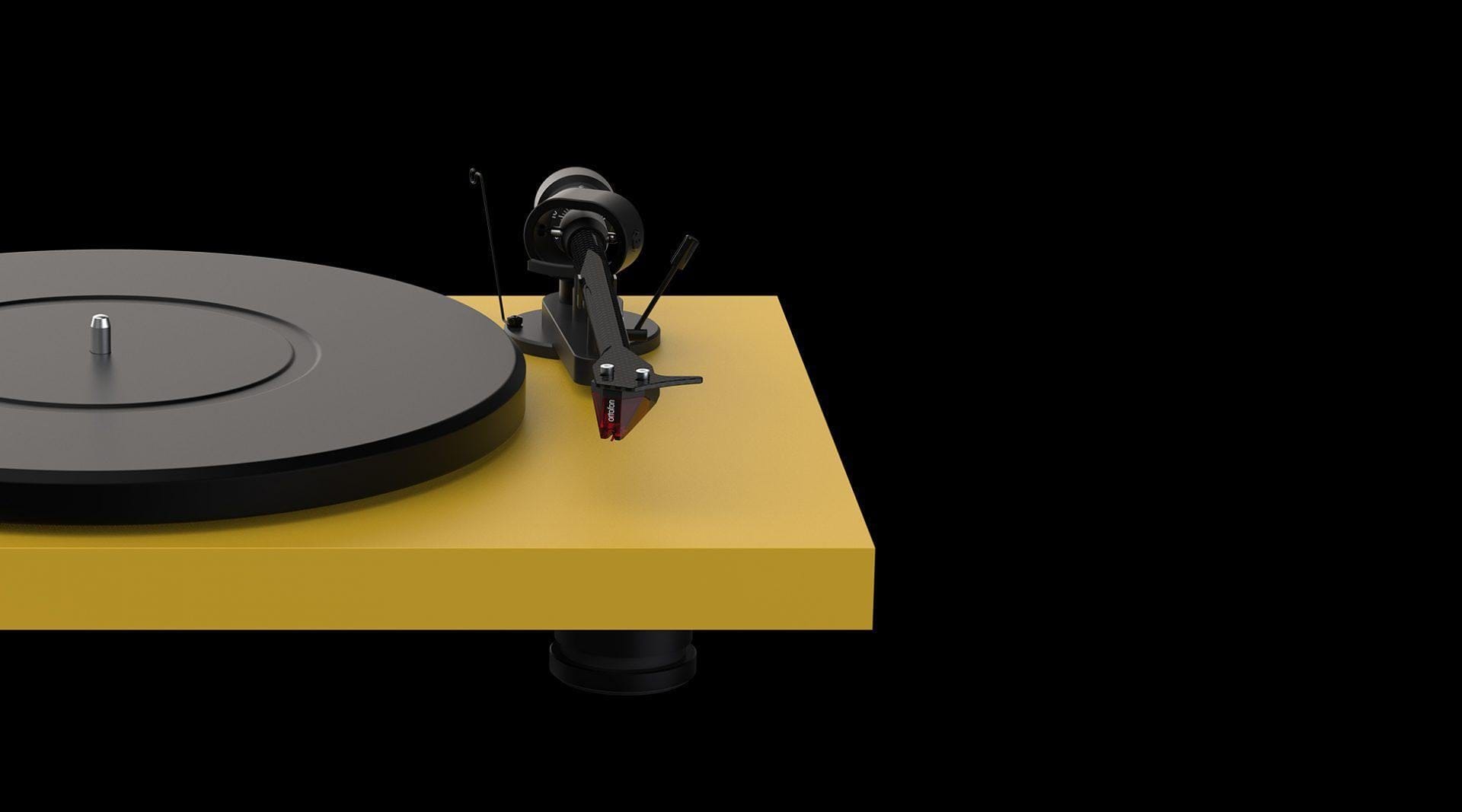 ProJect Audio Systems Turntables ProJect Debut Carbon EVO Acryl Turntable (Satin White) with Ortofon 2M Red Cartridge
