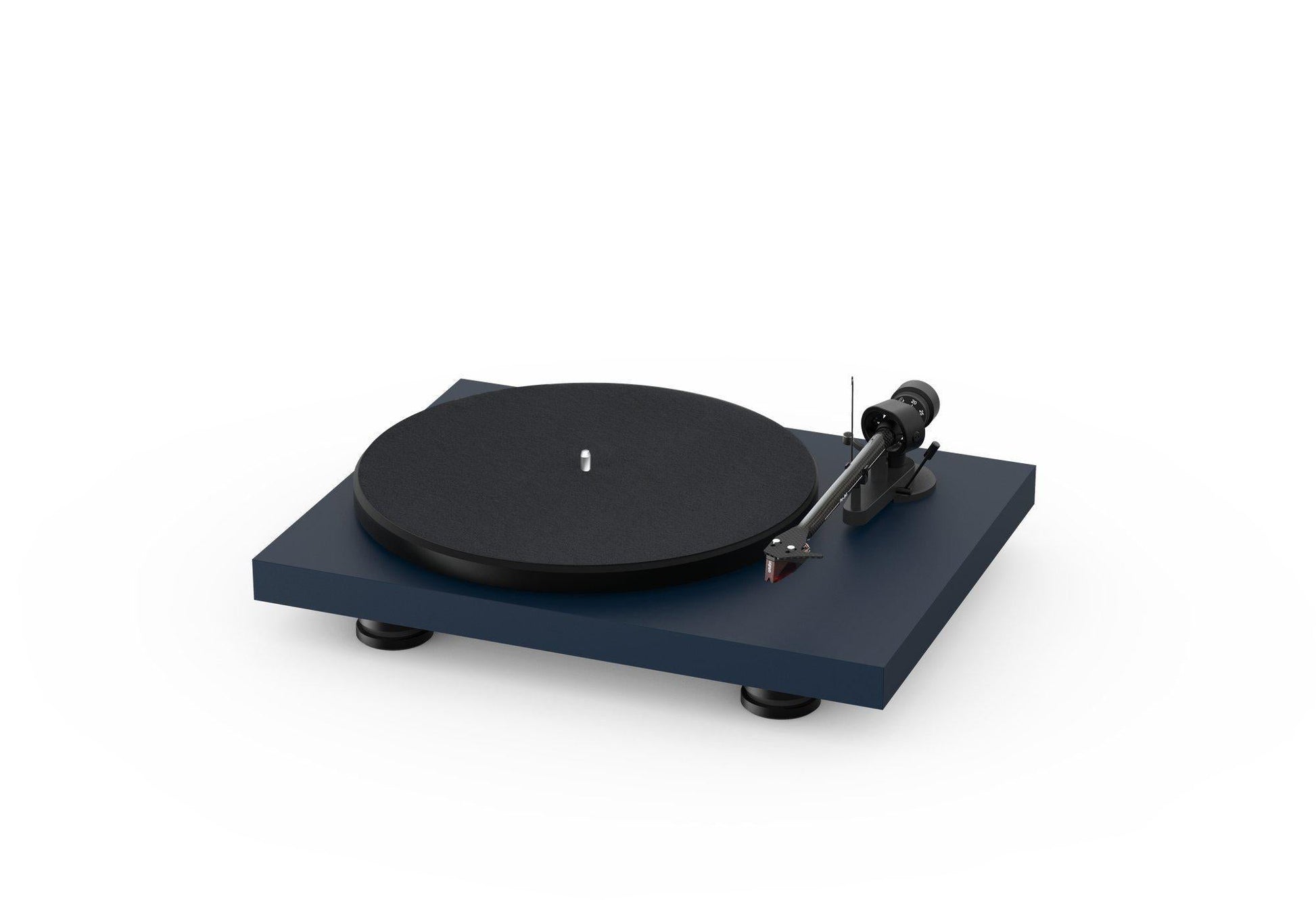 ProJect Audio Systems Turntables ProJect Debut Carbon EVO Turntable (Satin Steel Blue) with Ortofon 2M Red Cartridge