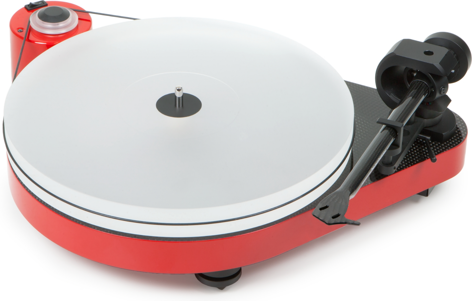 ProJect RPM 5 Carbon Turntable with Ortofon 2M Bronze Cartridge in Gloss Red