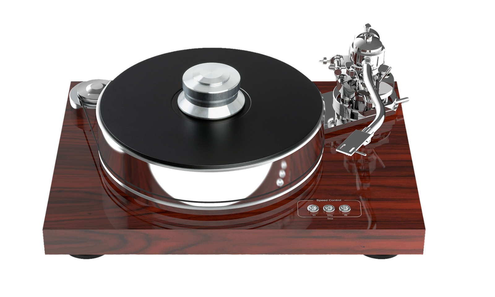 ProJect Signature 10 Turntable with Ortofon Cadenza Black Cartridge in Mahogany