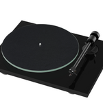 ProJect T1 EVO Phono Turntable with Ortofon OM 10 Cartridge in Piano Black