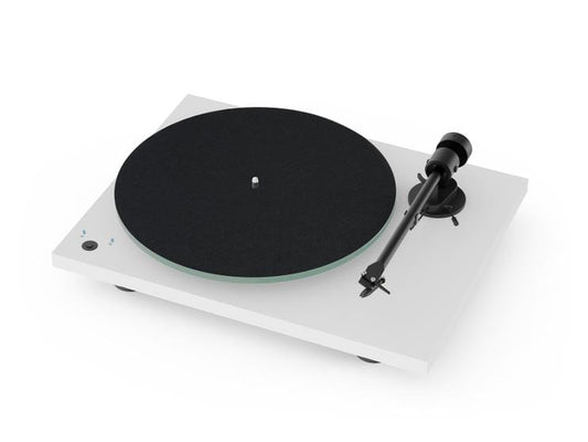 ProJect Audio Systems Turntables ProJect T1 Phono SB Turntable w/ Ortofon OM5e Cartridge (White)