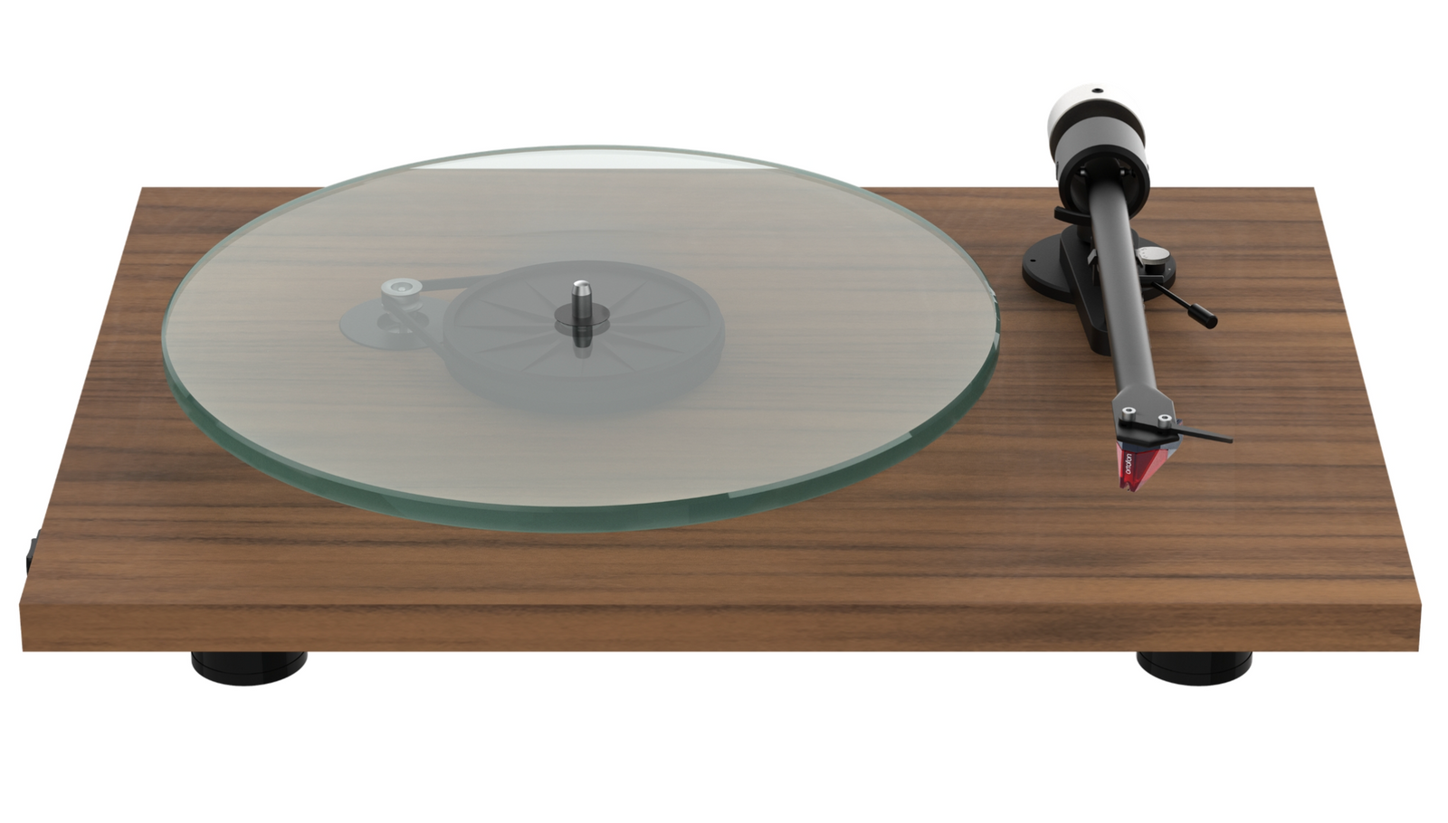 ProJect Audio T2 Super Phono Turntable with Ortofon 2M Red Cartridge in Walnut