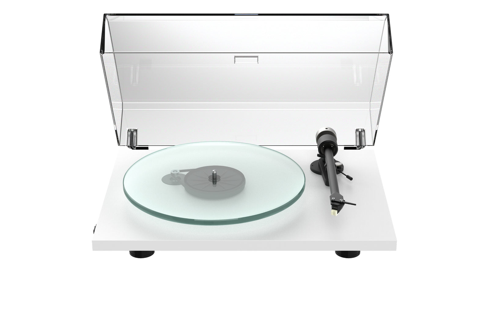 ProJect T2 W  Streaming Turntable with Ortofon 2M Red Cartridge, in satin white with dustcover