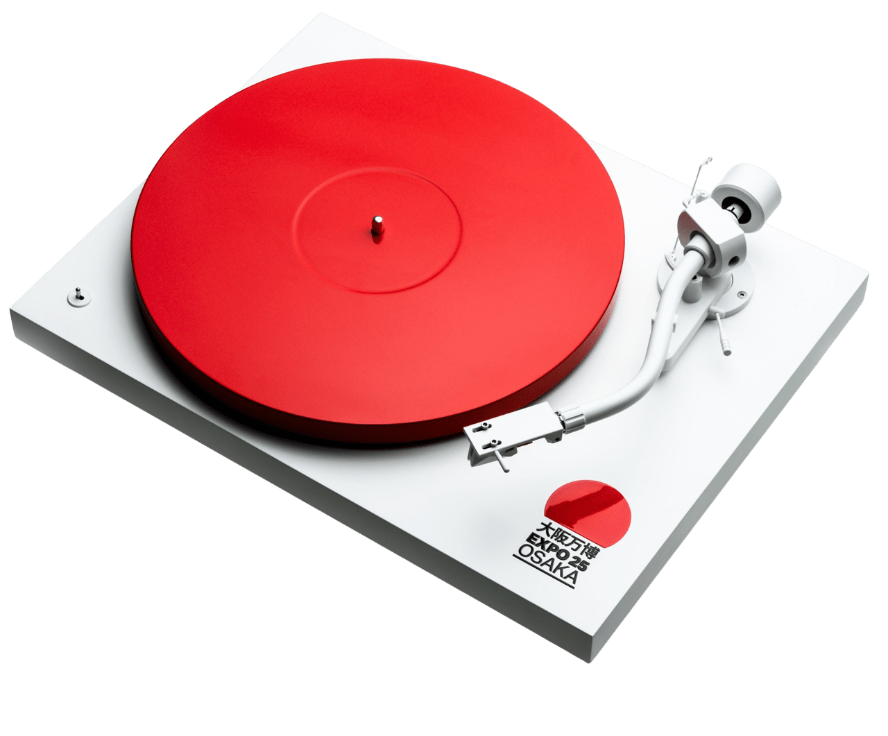 ProJect Debut PRO S B EXPO 2025 Japan Edition with Ortofon 2M White Cartridge, angled view