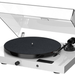 Project Juke Box E1 Turntable with Ortofon OM5e Cartridge in High Gloss White