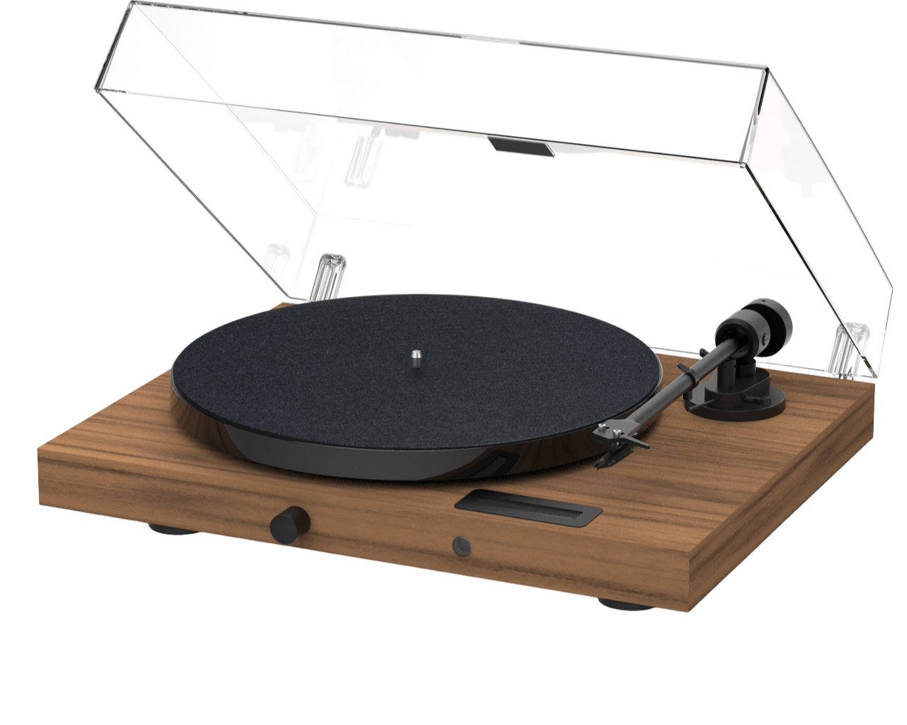 Project Juke Box E1 Turntable with Ortofon OM5e Cartridge in Walnut
