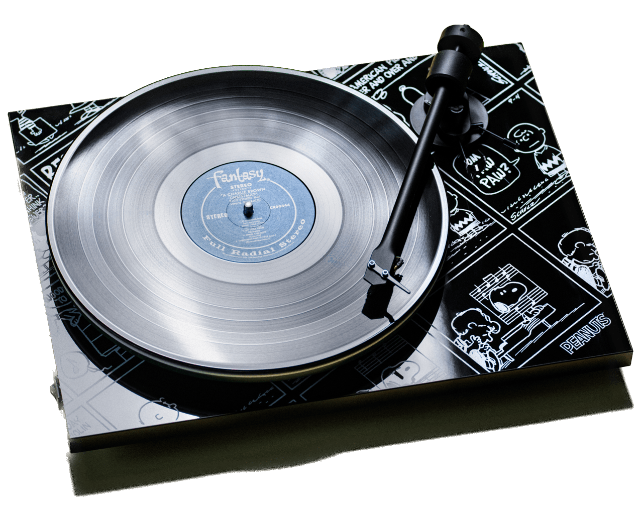 ProJect Peanuts Turntable with Ortofon OM 10 Cartridge, with vinyl playing