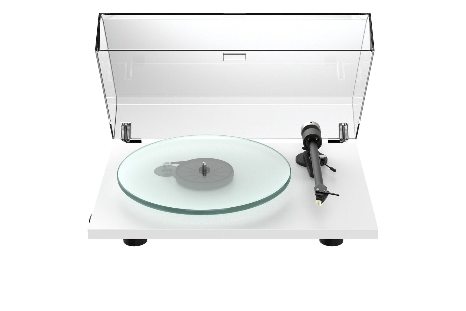 ProJect T2 W  Streaming Turntable with Ortofon 2M Red Cartridge, in satin white with dustcover