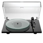 ProJect T2 W  Streaming Turntable with Ortofon 2M Red Cartridge, in high gloss black with dustcover