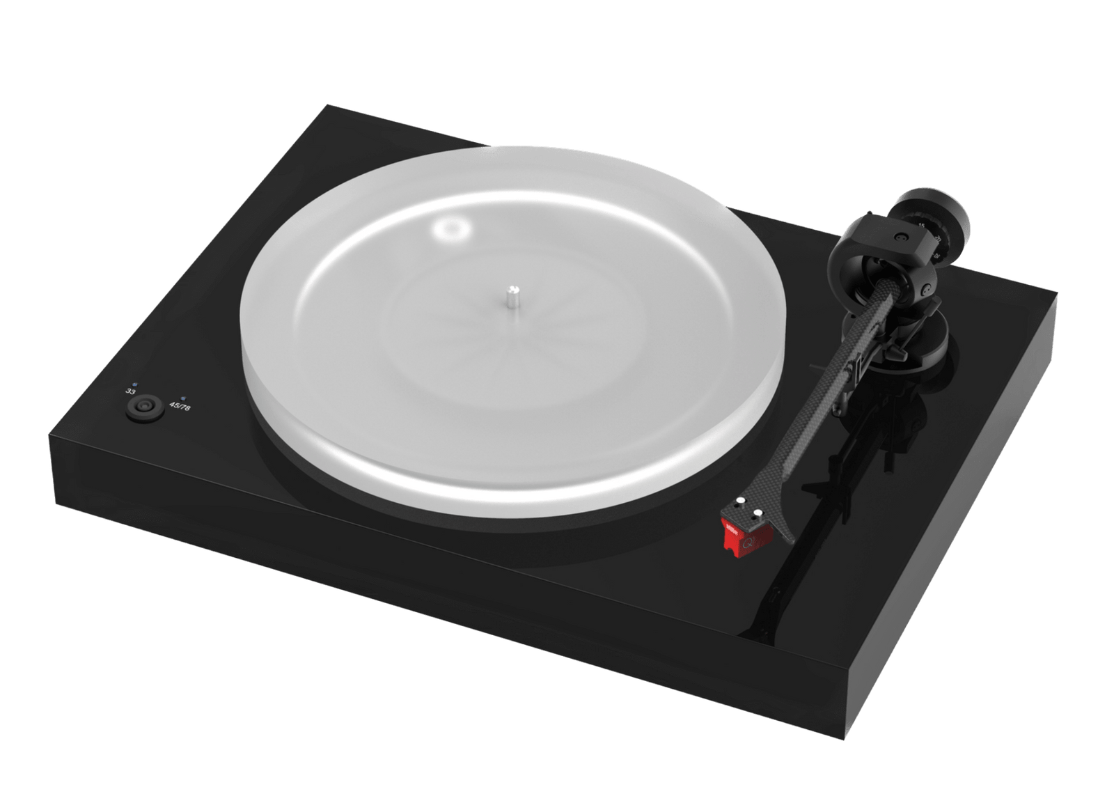 ProJect X2 B Turntable with Ortofon Quintet Red MC Cartridge in gloss black