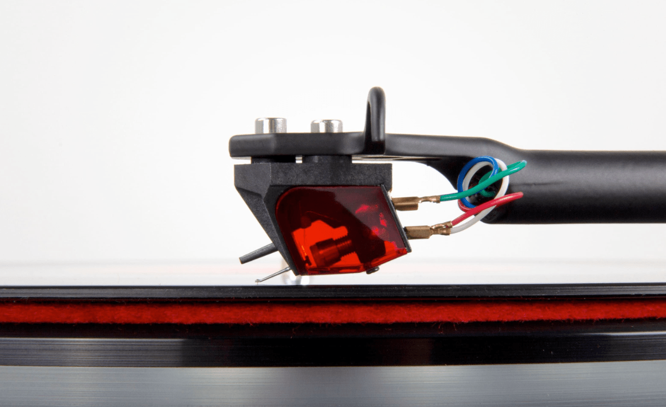 Rega Cartridges Rega Ania Pro MC Cartridge in use on viny