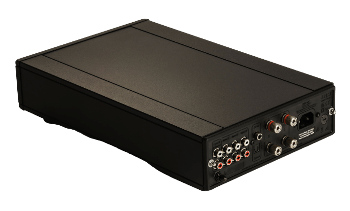 Rega Brio  Mk7 Integrated Amplifier, back angled