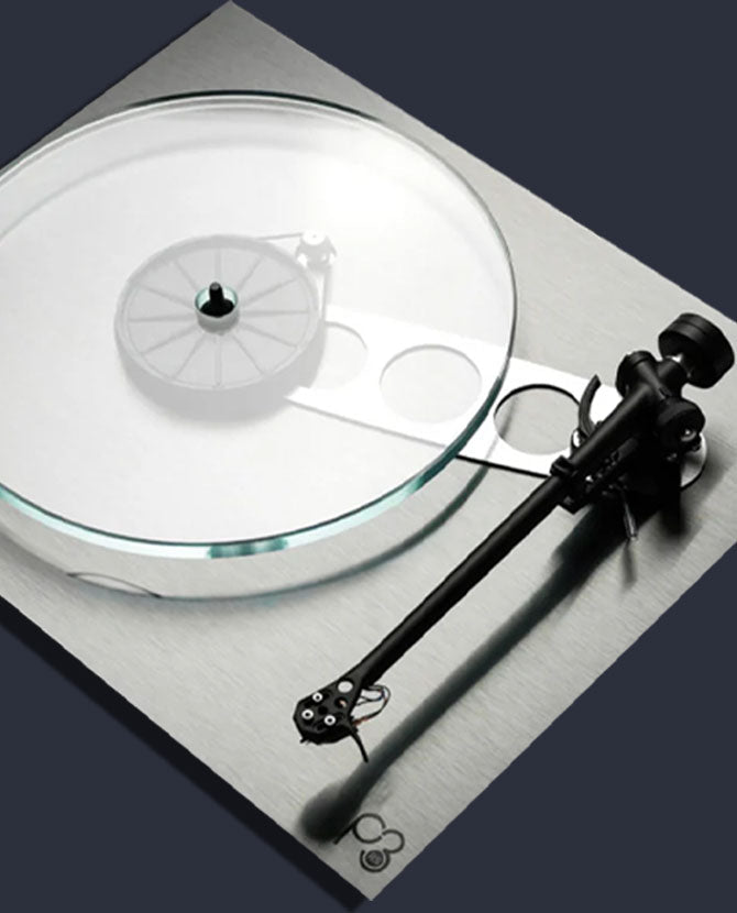 Rega Planar 3 RS Special Edition with ND5 in Brushed Aluminium BlackTurntablesRegaVinyl Revival