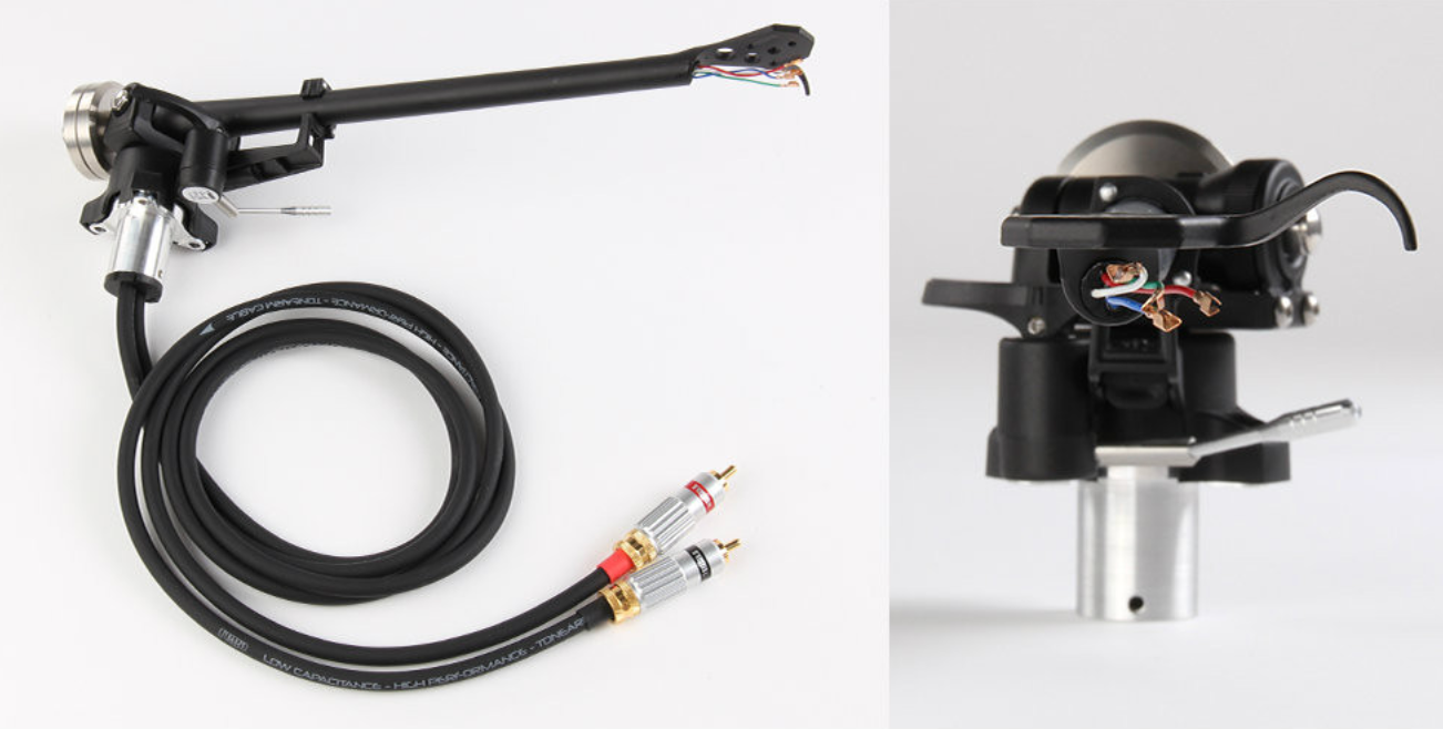 Rega RB880 Tonearm, closeup