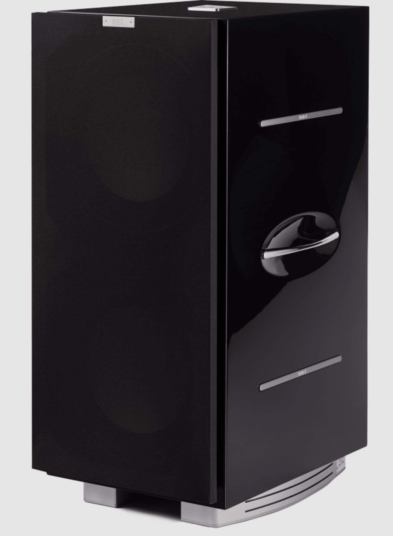 REL 212/SX REL 212/SX Subwoofer, angled with Grille