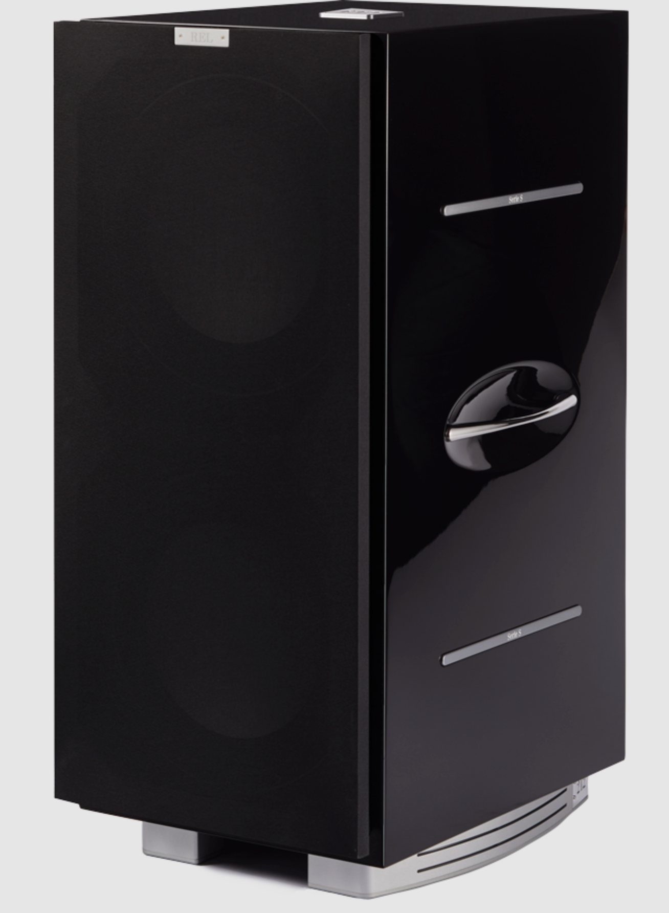 REL 212/SX REL 212/SX Subwoofer, angled with Grille