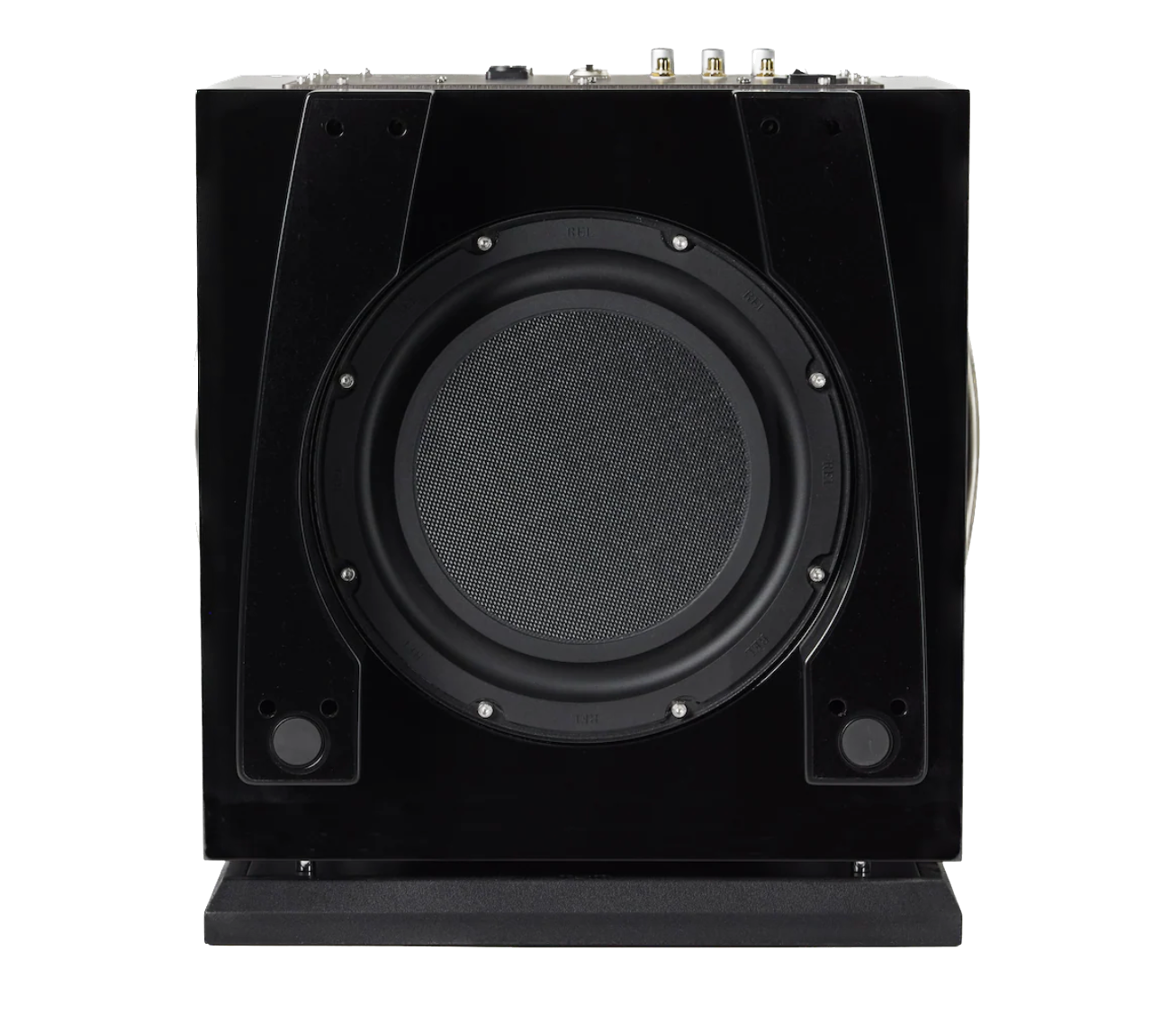 REL S/550 Subwoofers in Black, underside