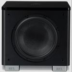 REL HT/1003 MK II Subwoofer in black, front of unit