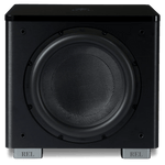 The REL Acoustics HT1205 MKII subwoofer in Black Front image, no grille
