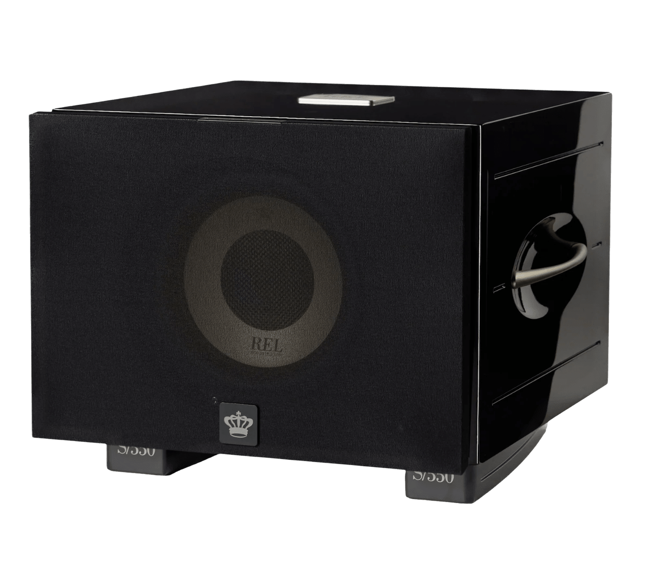 REL S/550 Subwoofers in Black with grille