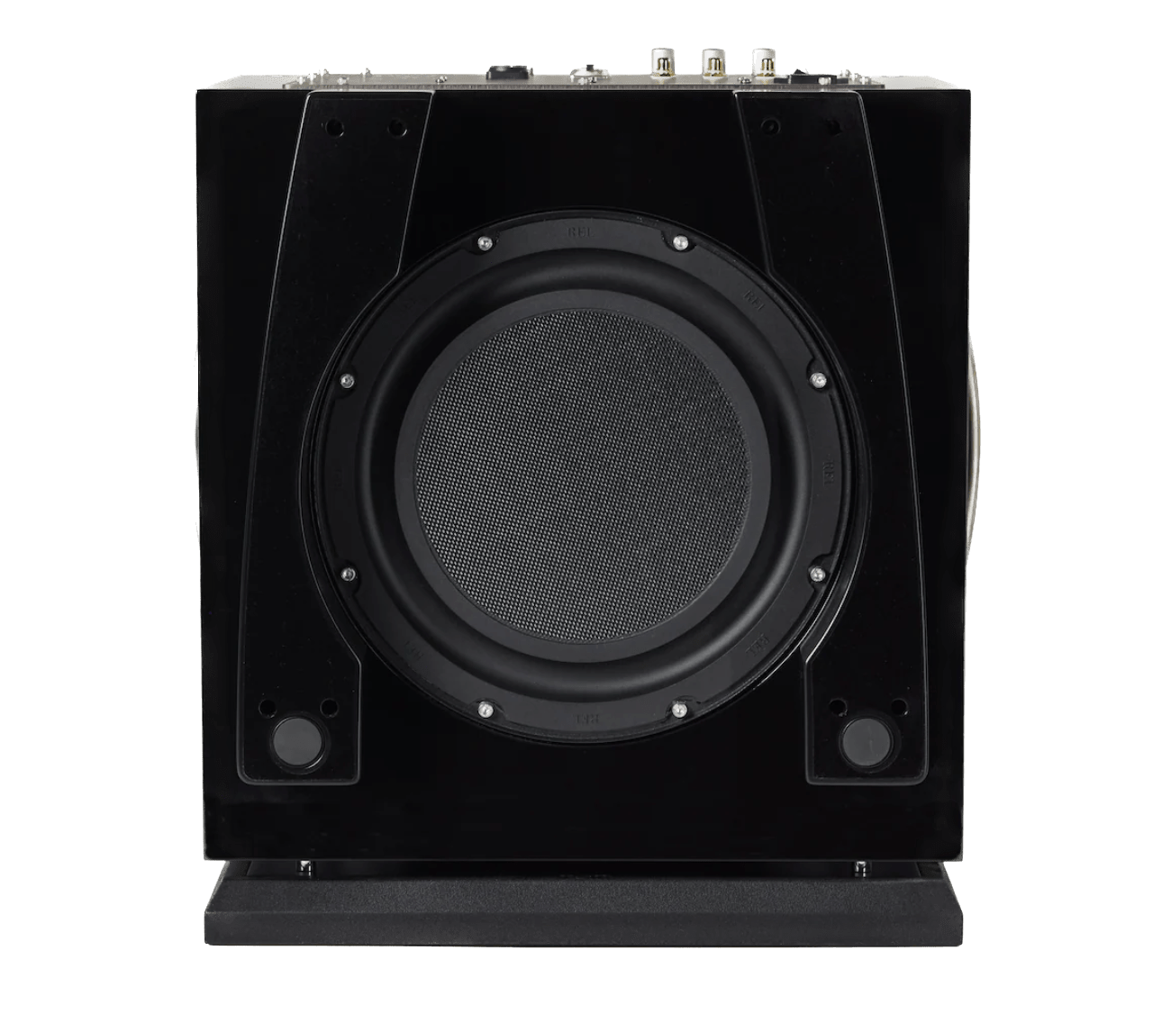 REL S/550 Subwoofers in Black, underside