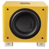REL T/9x Subwoofer Limited Edition Le Mon Yellow, front no grille