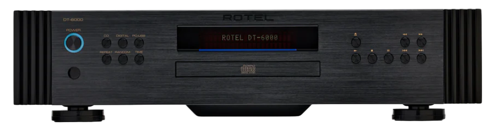 Rotel Diamond Series DT-6000 DAC Transport.  Black front Image