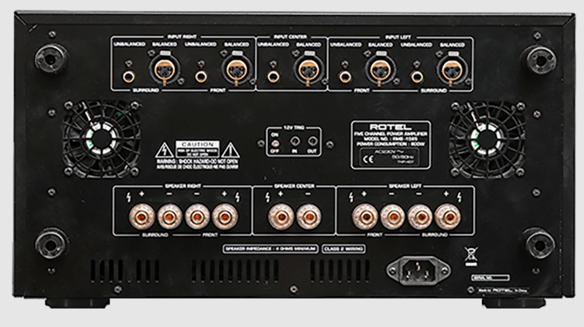 Rotel Power Amplifiers Rotel RMB-1585 Multi-Channel Power Amplifier