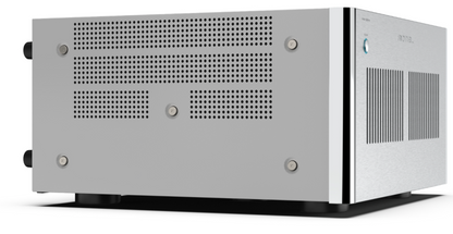 Rotel RMB-1585MKII Multi-Channel Power Amplifier. Silver angled image