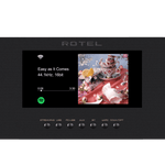 Rotel RAS-5000 Amplified Streamer in black, front of unit