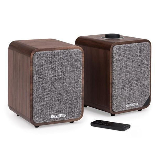 Ruark Audio Active Speakers Ruark Audio MR1 Mk2 Bluetooth Speaker System - Rich Walnut